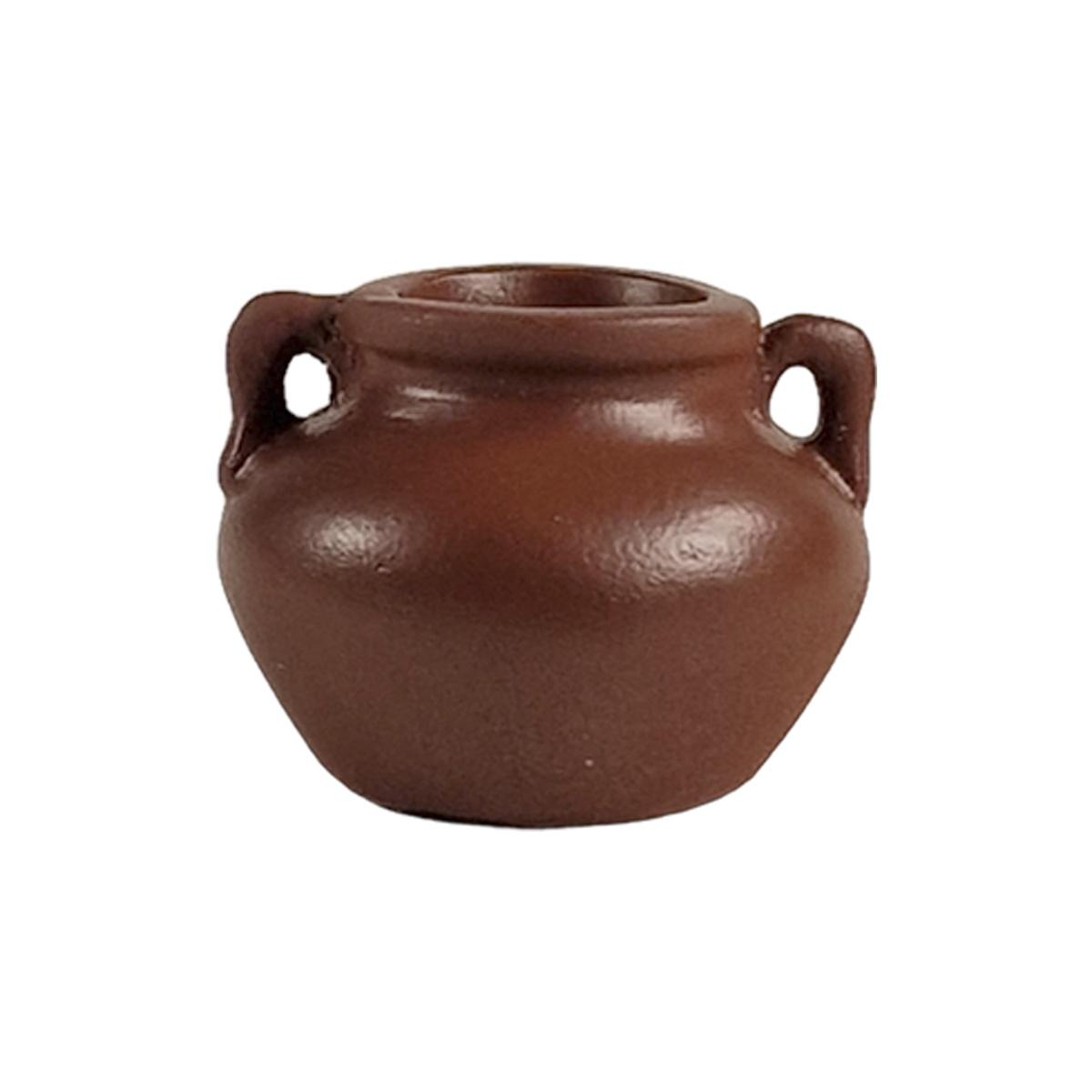 Brocca con 2 Manici Marrone mm-35x40xH25 | Rossi Rosa