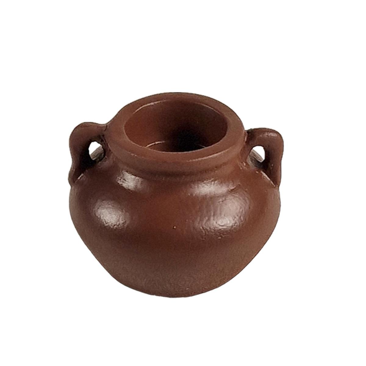 Brocca con 2 Manici Marrone mm-35x40xH25 | Rossi Rosa