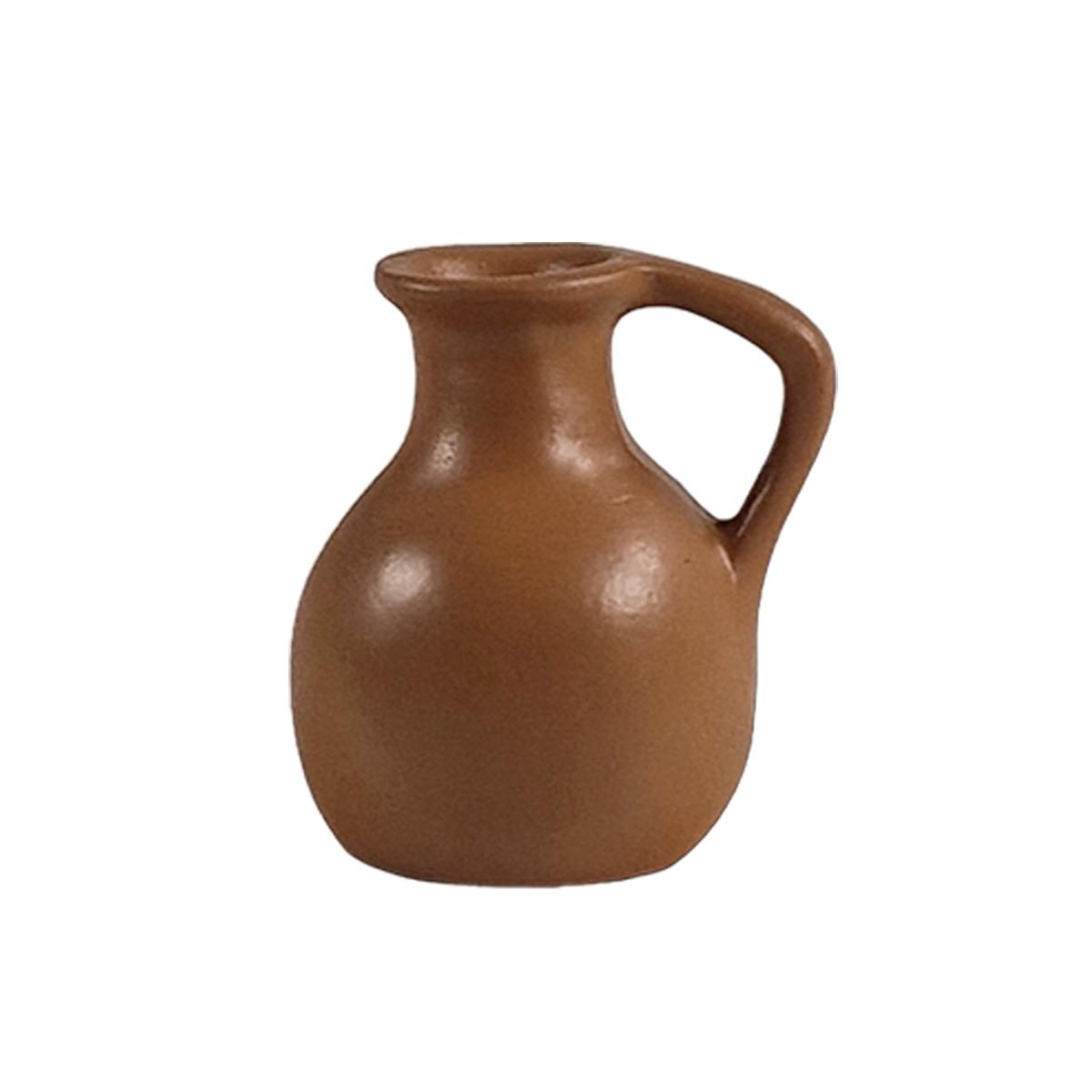 Brocca con Manico Marrone cm.2,5xH3,5 | Rossi Rosa