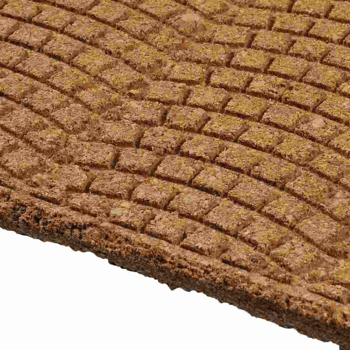 Pannello Sughero Pavimento Sanpietrini cm.33x25x1 | Rossi Rosa