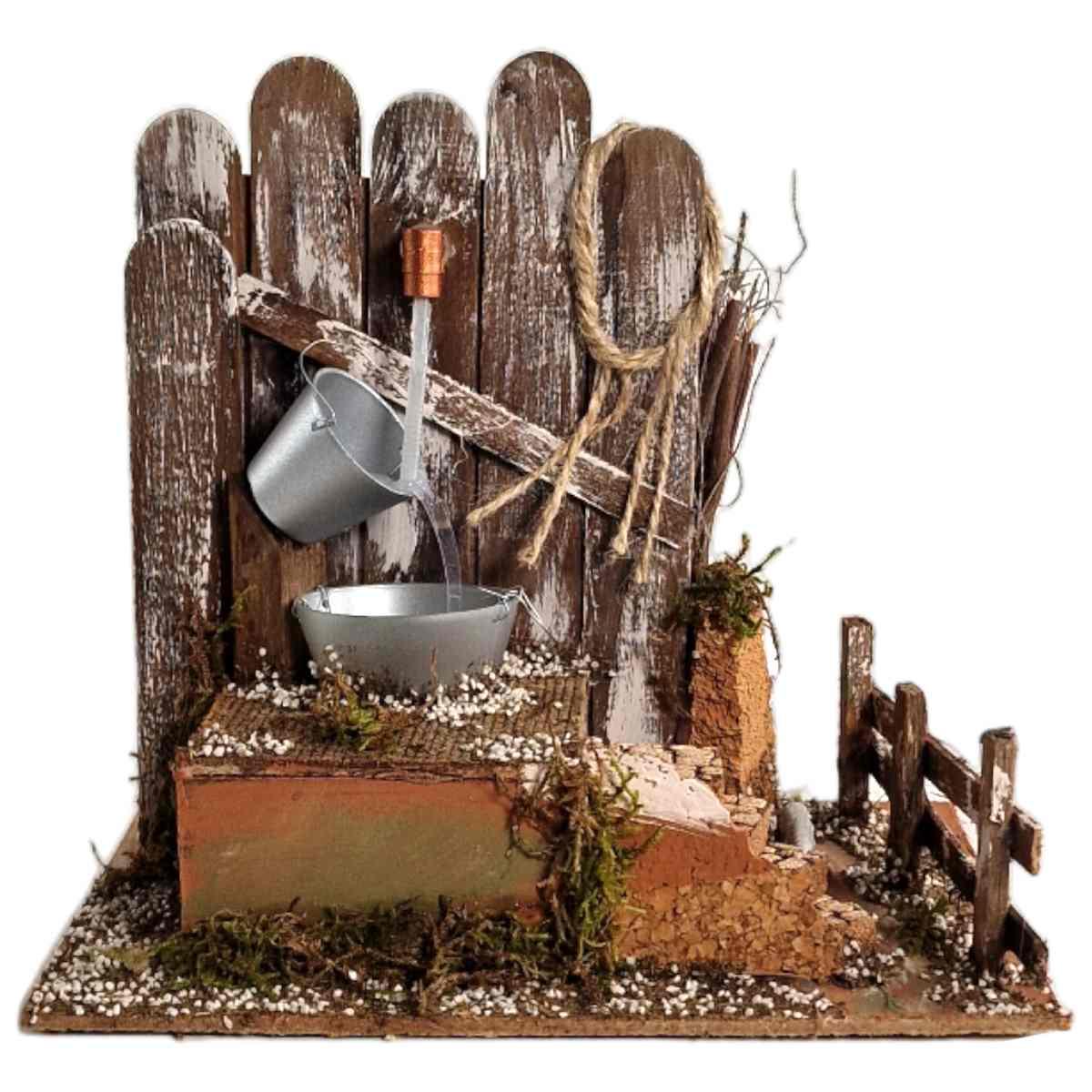 Fontana Elettrica Eletttrica con Secchio e Bacinella cm.20x14xH18 | M2 Store