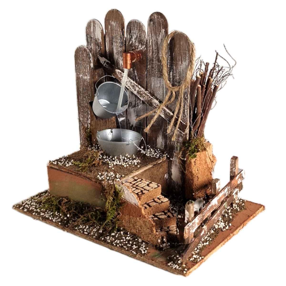 Fontana Elettrica Eletttrica con Secchio e Bacinella cm.20x14xH18 | M2 Store