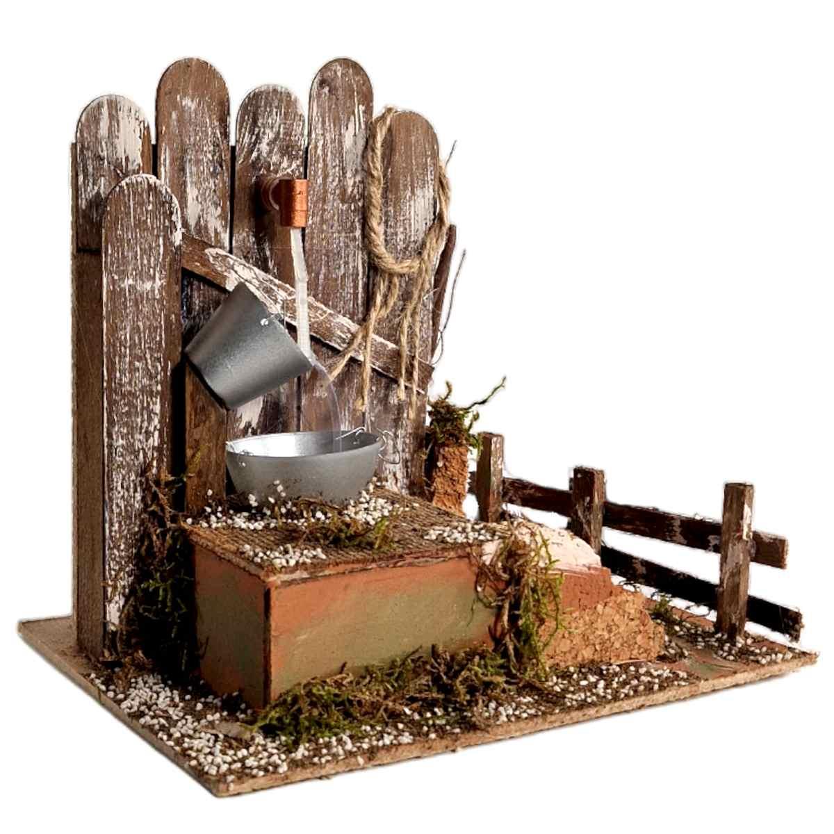 Fontana Elettrica Eletttrica con Secchio e Bacinella cm.20x14xH18 | M2 Store