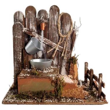 Fontana Elettrica Eletttrica con Secchio e Bacinella cm.20x14xH18 | M2 Store