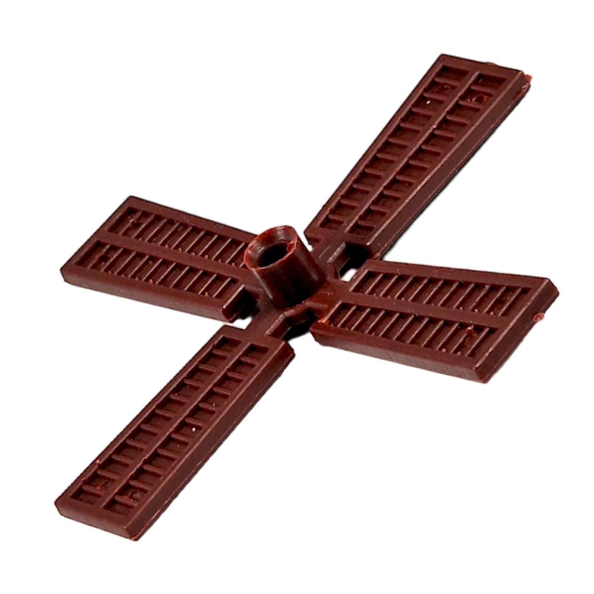 Ruota Mulino Vento con Pale Marrone cm.Ã˜9 | Rossi Rosa