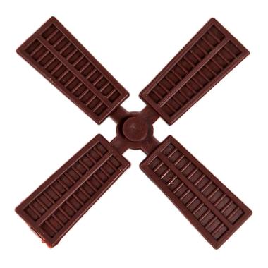 Ruota Mulino Vento con Pale Marrone cm.Ã˜9 | Rossi Rosa