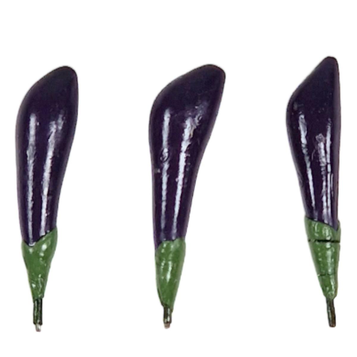 Ortaggi Melanzane Set 2 pezzi cm.2 | Rossi Rosa