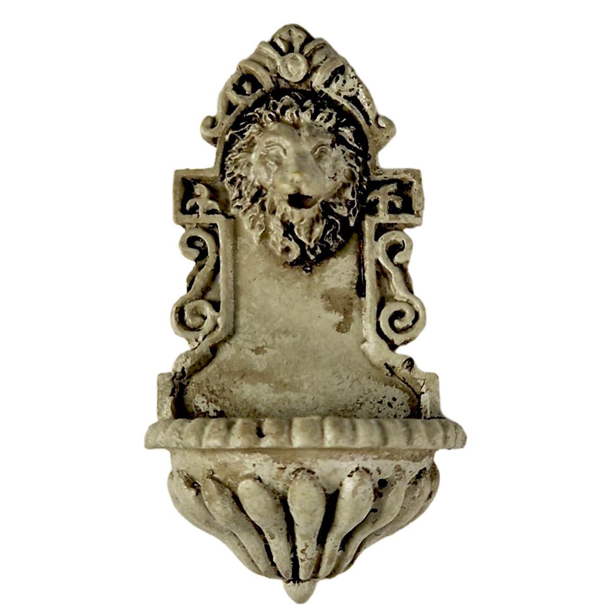 Fontana a Parete Resina Grigia cm.3,5x2xH7