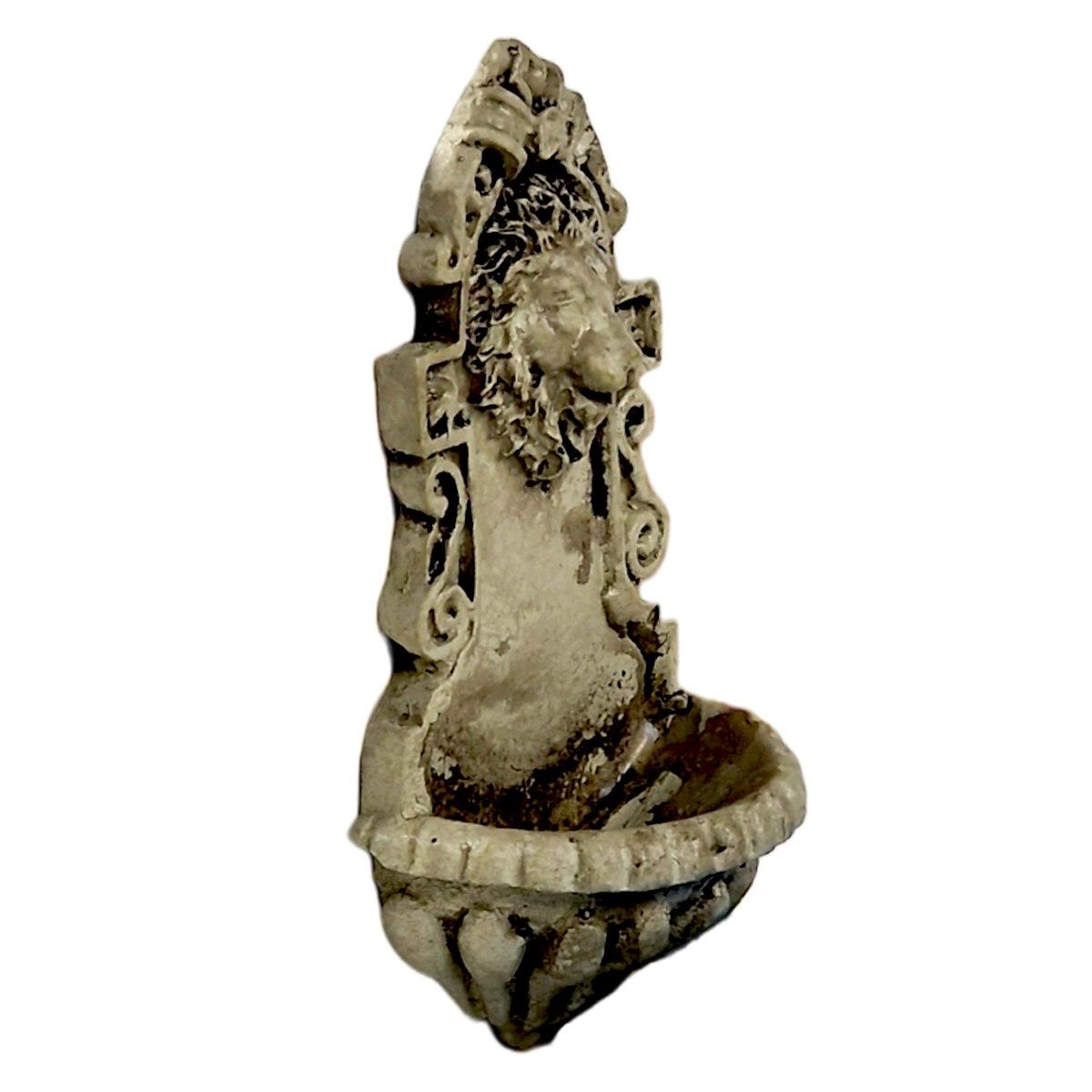 Fontana a Parete Resina Grigia cm.3,5x2xH7