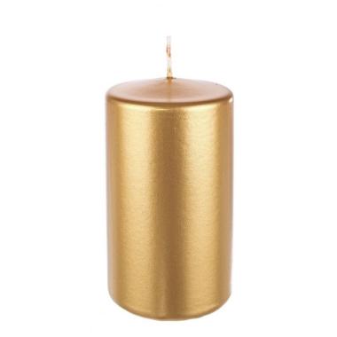Candela cm.6X12 Cilindro Oro |Bizzotto