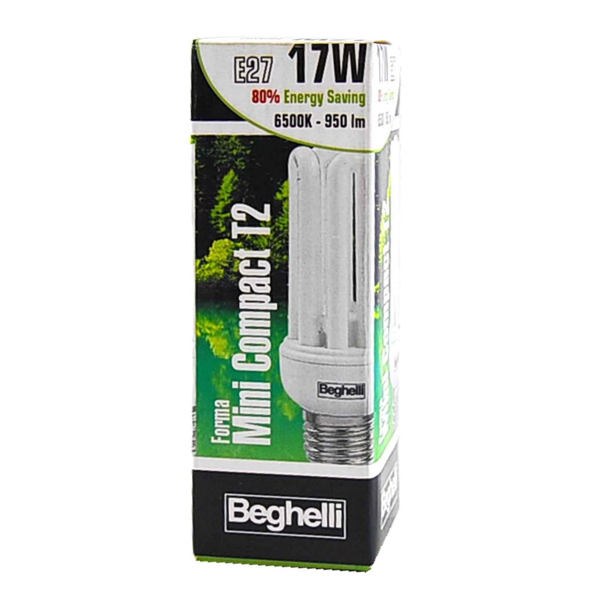 Lampadina E27 Beghelli M Compact 17W 6500k | Beghelli