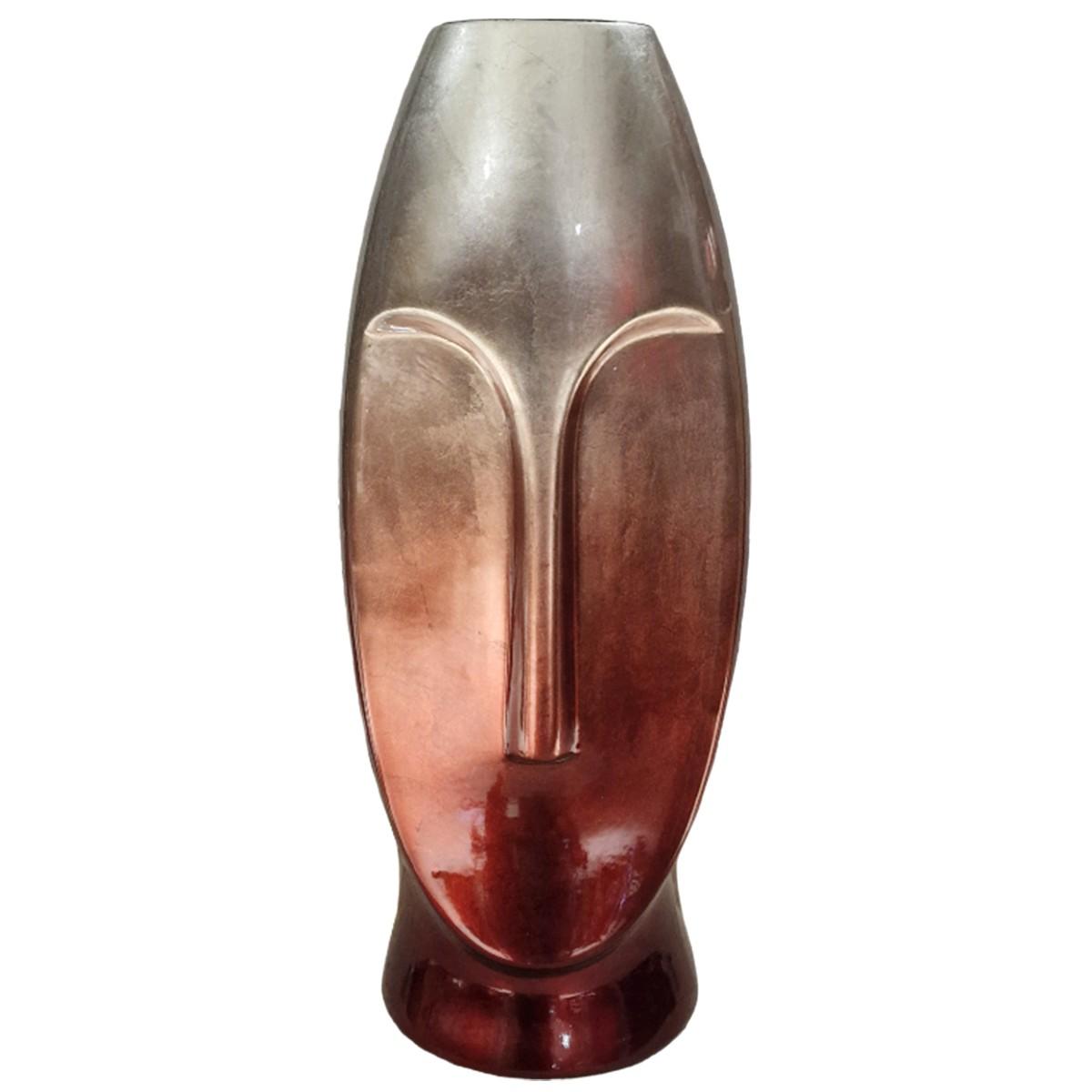 Vaso Ceramica Sculture Corallo cm.14x42