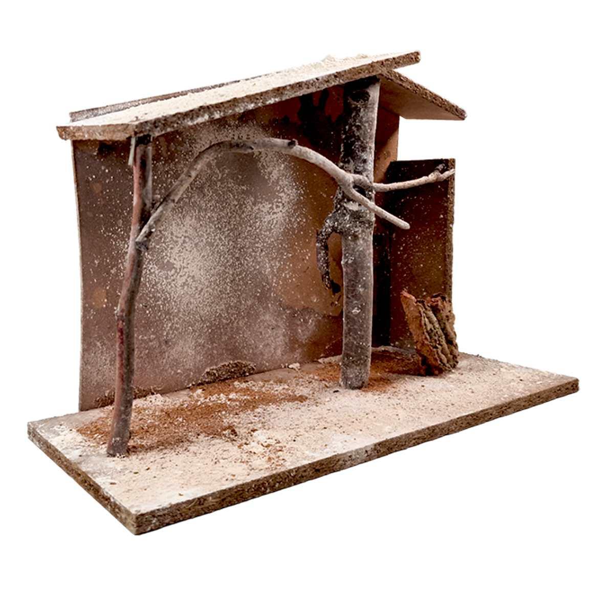 Capanna Legno 40x20xH28 | Rossi Rosa