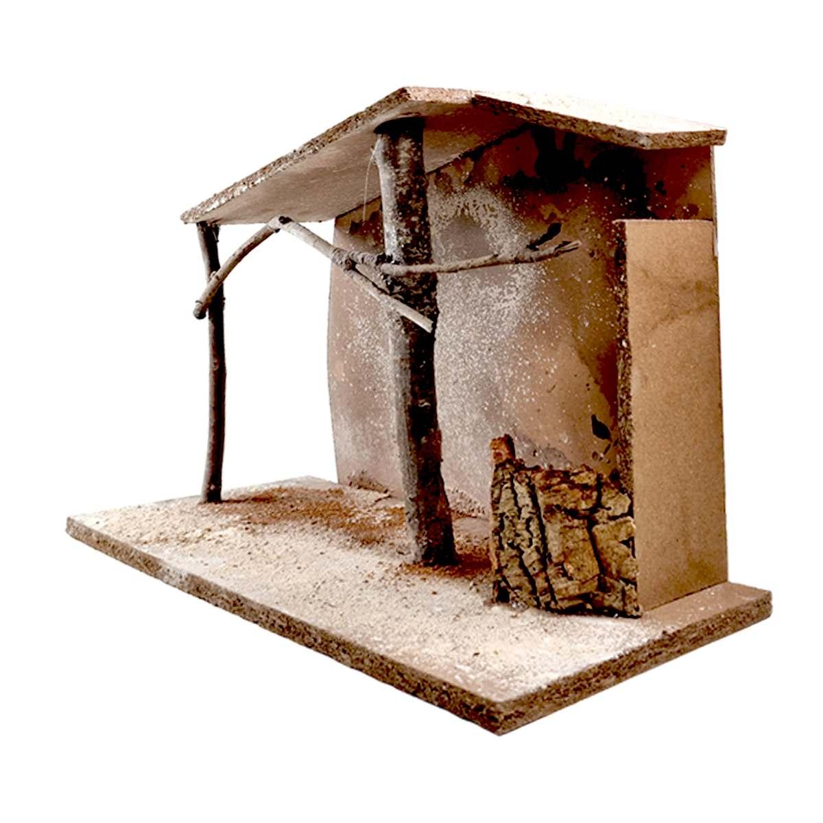 Capanna Legno 40x20xH28 | Rossi Rosa