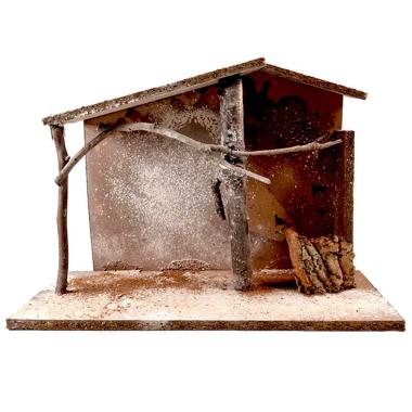 Capanna Legno 40x20xH28 | Rossi Rosa