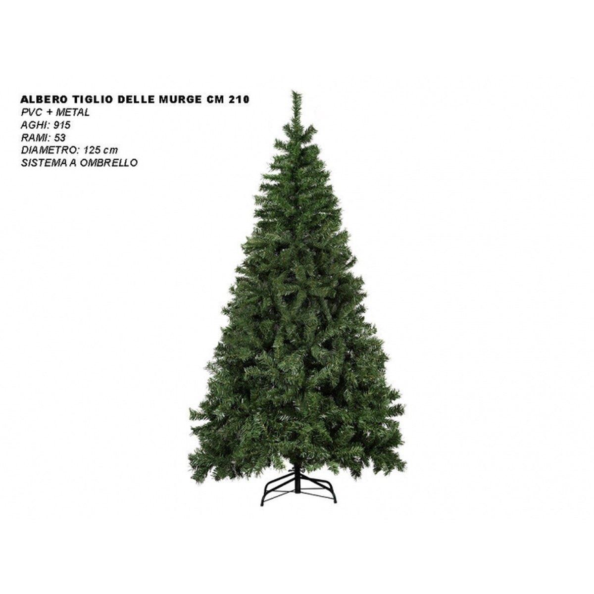 Albero Natale cm.210 Verde Tiglio delle Murge |Mazzeo