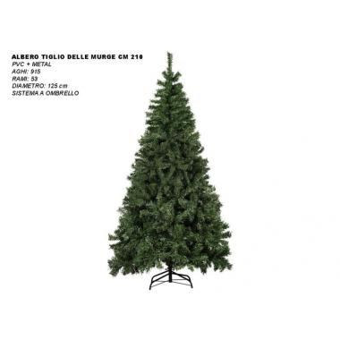 Albero Natale cm.210 Verde Tiglio delle Murge |Mazzeo