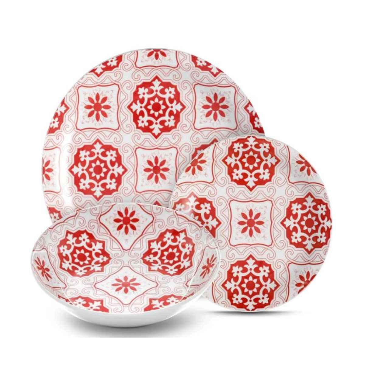 Piatti Servizio Tavola Set pz.18 Porcellana Kaleidos Lipari | Allreds