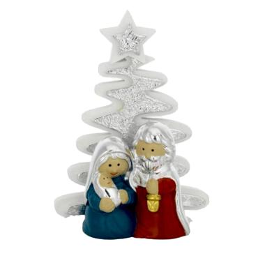 NativitÃ  cm.8,5 Stilizzata Bagutta con Albero |Bagutta