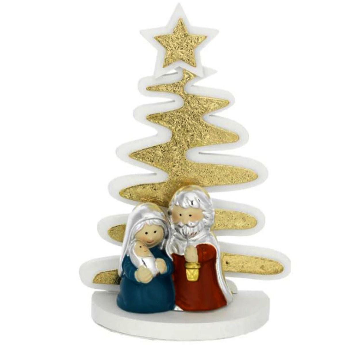 NativitÃ  cm.8,5 Stilizzata Bagutta con Albero |Bagutta