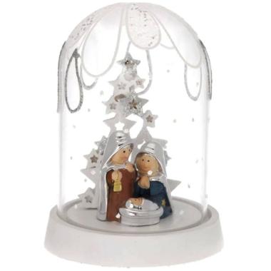 NativitÃ  cm.11,5 Stilizzata Bagutta con Cupola Vetro |Bagutta