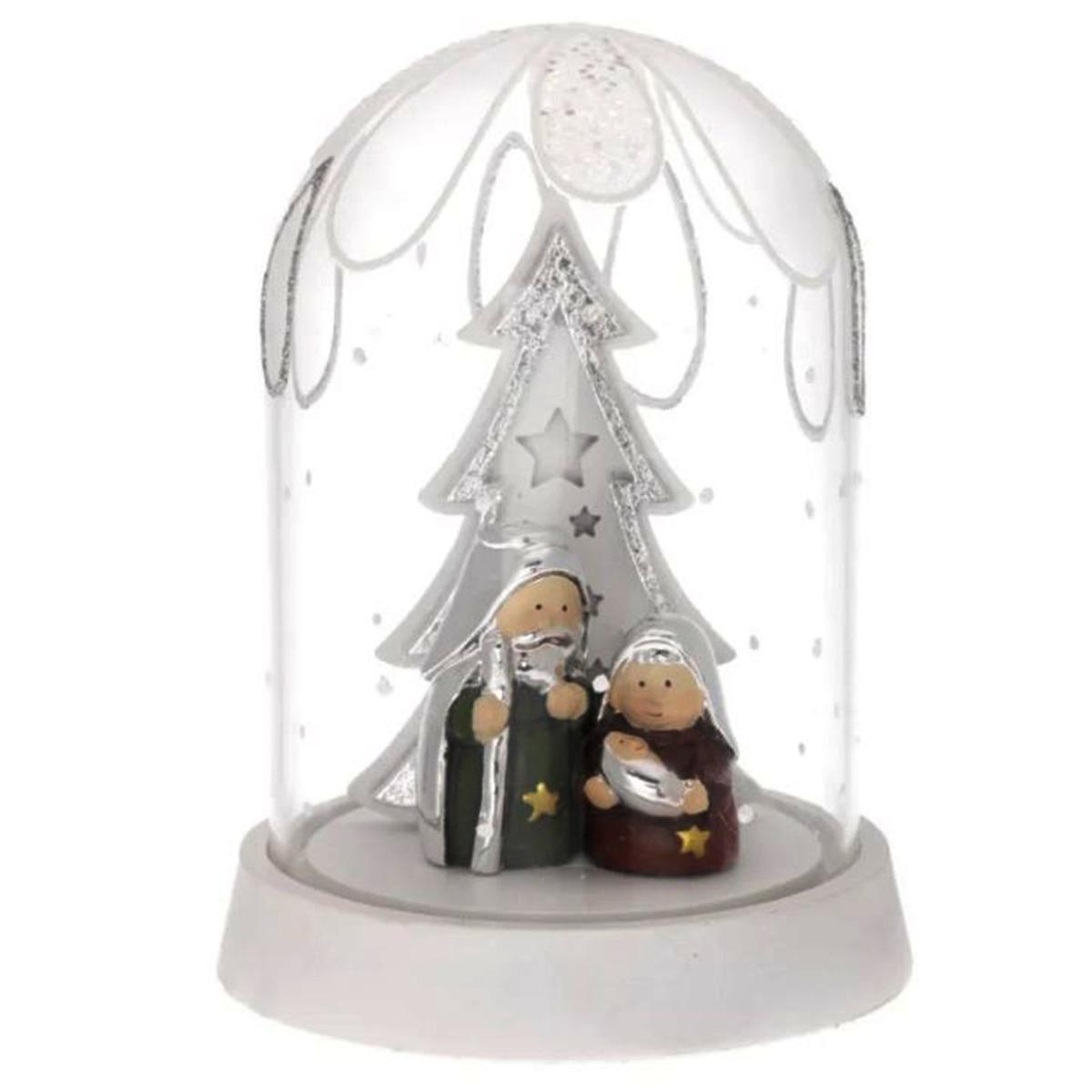 NativitÃ  cm.11,5 Stilizzata Bagutta con Cupola Vetro |Bagutta