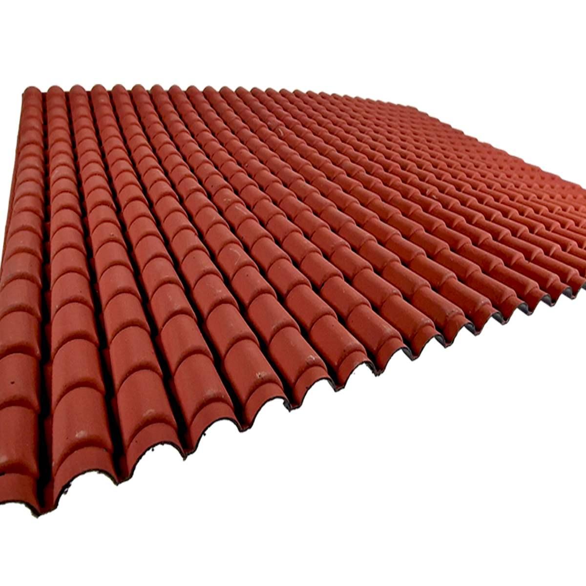 Pannello Tegole Marrone Grandi 50x1x35 | Rossi Rosa