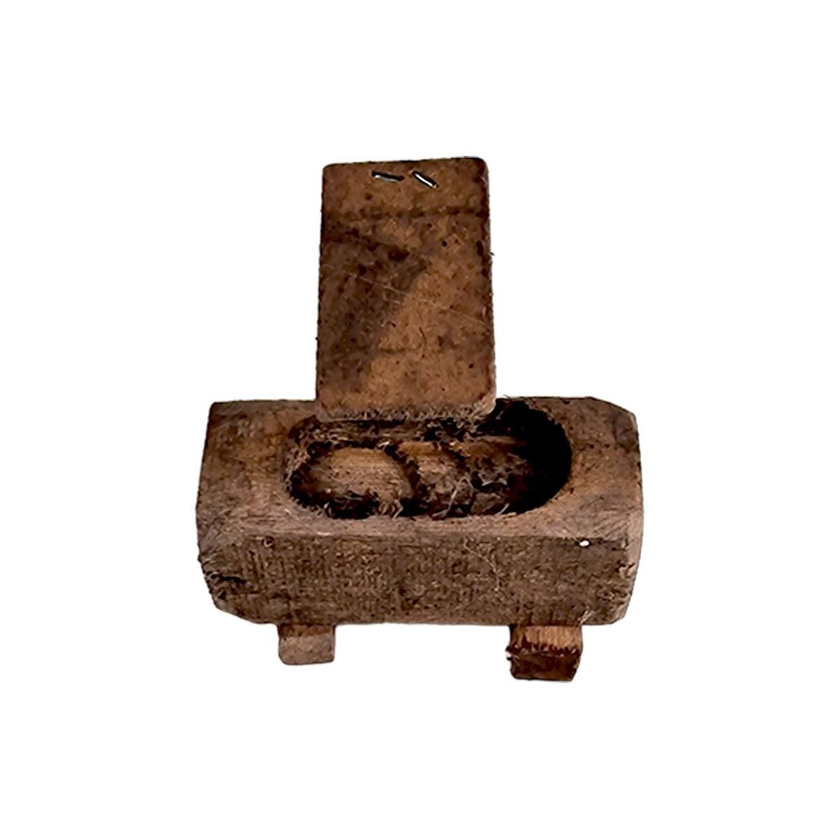 Fontana Elettrica Legno a basamento con Tettino cm.7x3xH8 | Rossi Rosa