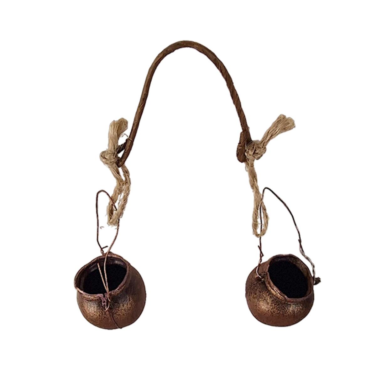 Anfore con Bastio Colore Bronzo mm.Ø20 Set pz.2 | Rossi Rosa