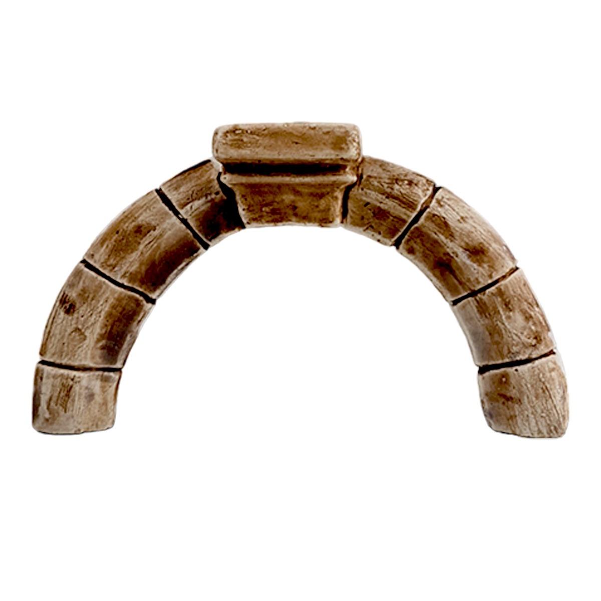 Volta a Arco con Chiave Anticato Gesso cm.26,5x1x2,5 | Rossi Rosa