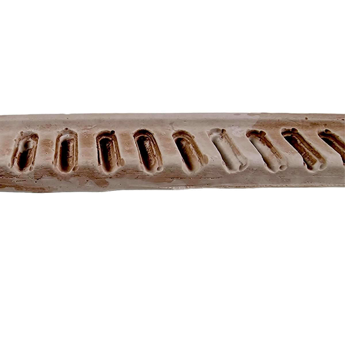 Cornice Anticata in Gesso cm.26,5x1x2,5 | Rossi Rosa