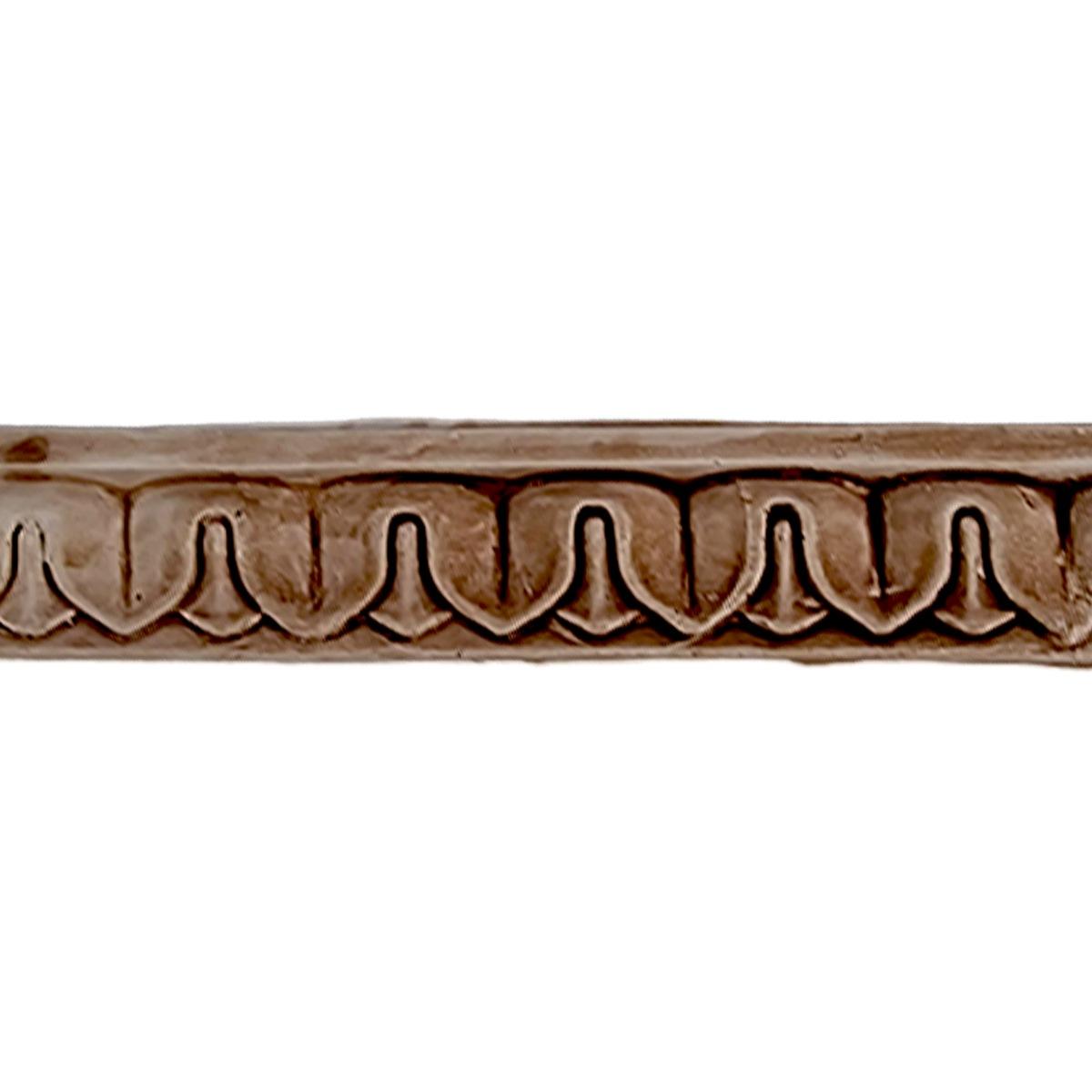 Cornice Anticata in Gesso cm.28,5x1x3 | Rossi Rosa