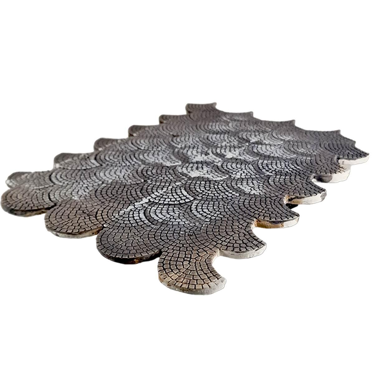 Pannello Sughero Pavimento PavÃ¨ in Gesso cm.23x0,6x32 | Rossi Rosa