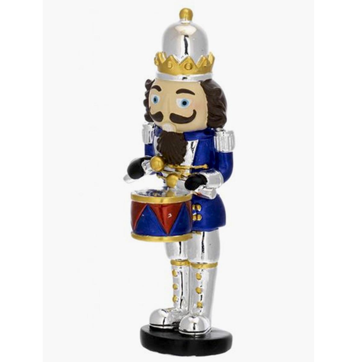 Soldatino Schiaccianoci Bagutta con Tamburo cm.12 |Bagutta