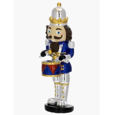 Soldatino Schiaccianoci Bagutta con Tamburo cm.12 |Bagutta