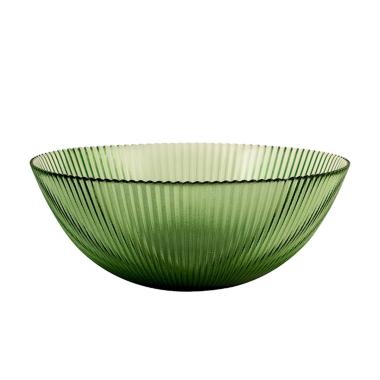 Ciotola Cucina Vetro Groove Verde cm.Ã˜21 |H&H