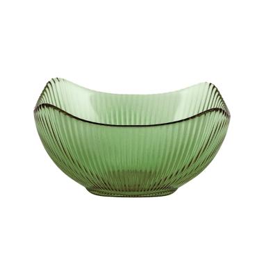 Ciotola Cucina Vetro Groove Verde cm.12x12 |H&H