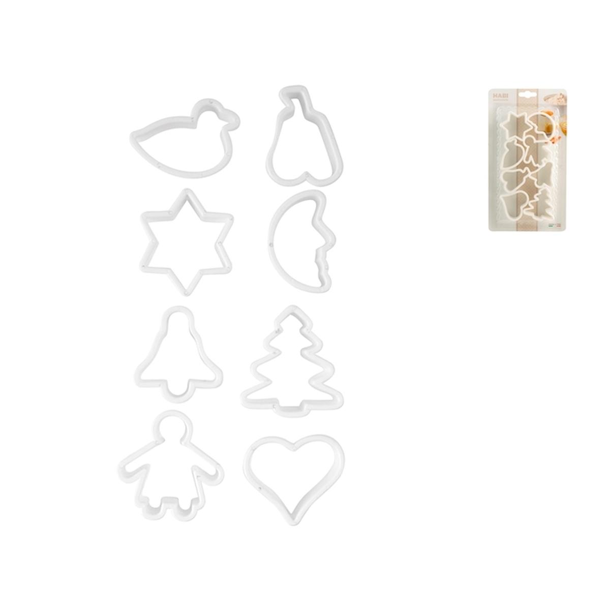 Formine Tagliabiscotti Natalizie PVC Set pz.8 |H&H