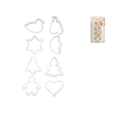 Formine Tagliabiscotti Natalizie PVC Set pz.8 |H&H