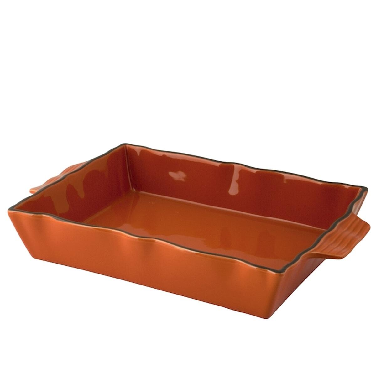 Ciotola Pirofila Stoneware Arancione cm.31x26 | H&H
