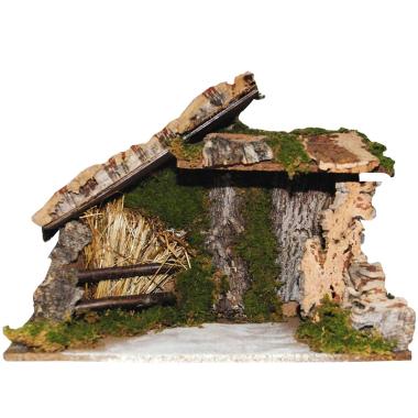 Capanna Legno 43x20xH29 con Mangiatoia | Euromarchi