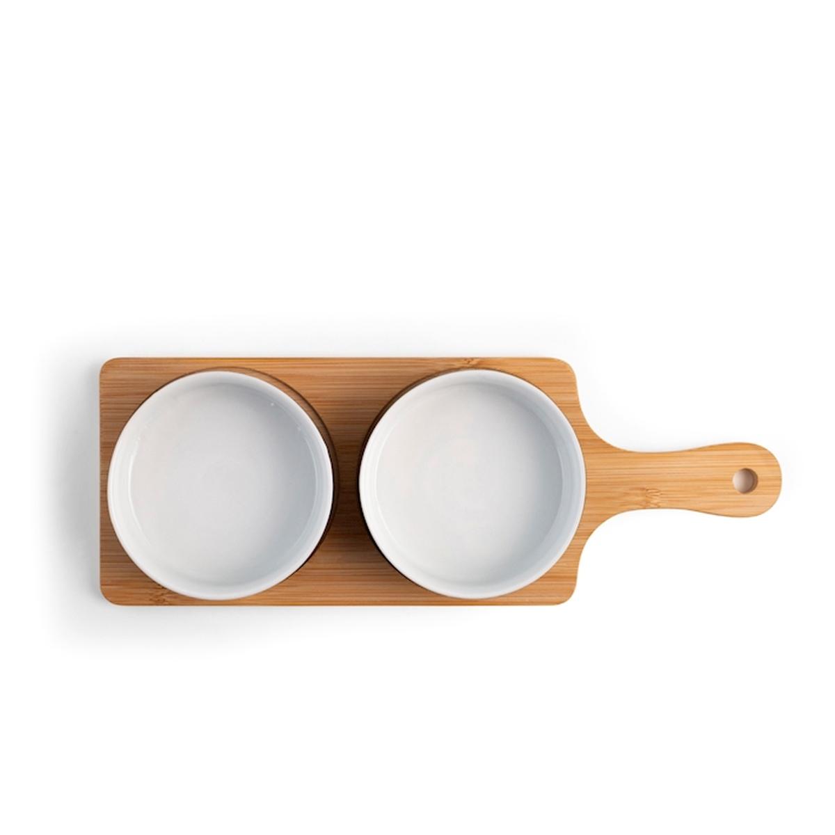 Coppette con Vassoio Christmas Party Set pz.3 |H&H