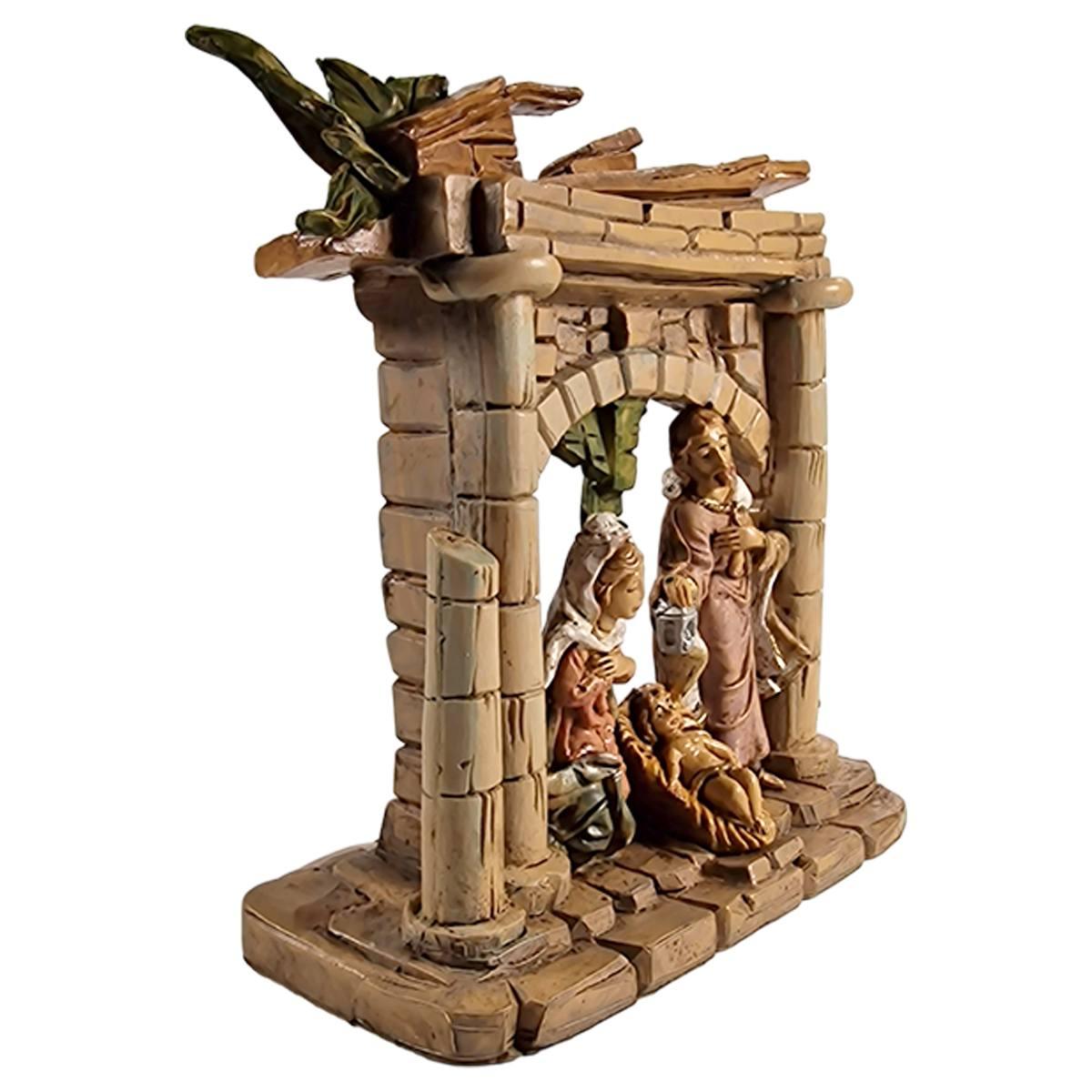 NativitÃ  cm.15 Gruppo Sacra Famiglia cm.14,5x6xH15 | Euromarchi