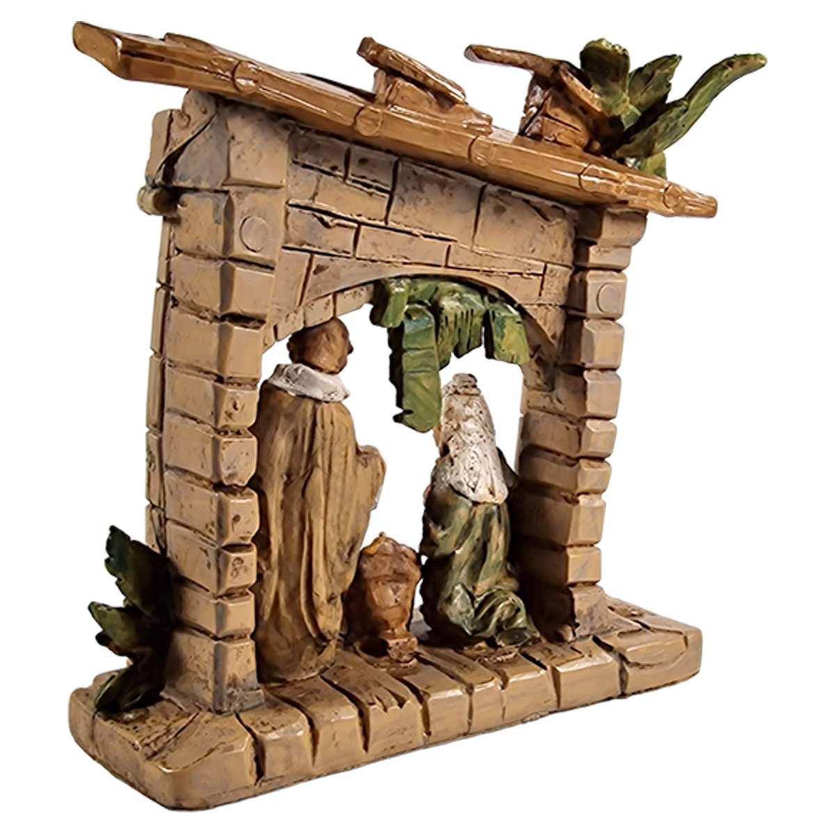 NativitÃ  cm.15 Gruppo Sacra Famiglia cm.14,5x6xH15 | Euromarchi