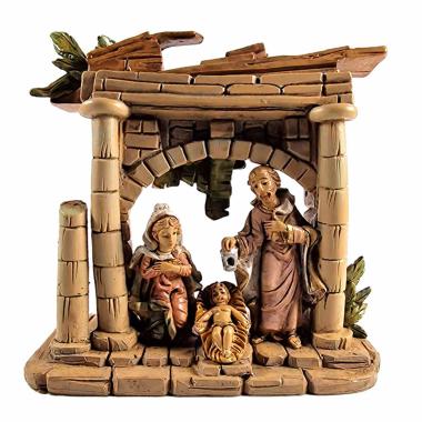 NativitÃ  cm.15 Gruppo Sacra Famiglia cm.14,5x6xH15 | Euromarchi
