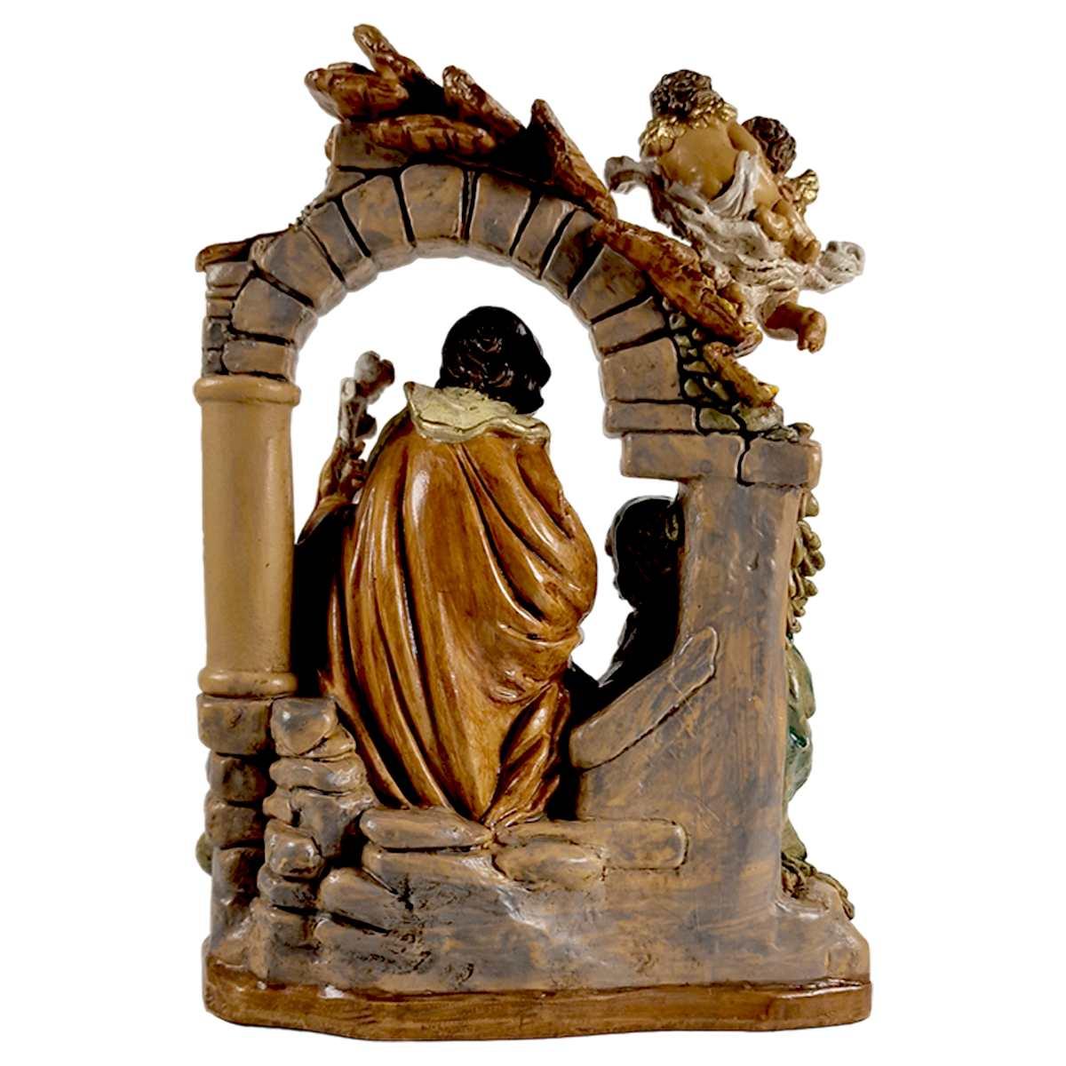 NativitÃ  cm.13 Gruppo Sacra Famiglia cm.14x9xH19 | Euromarchi