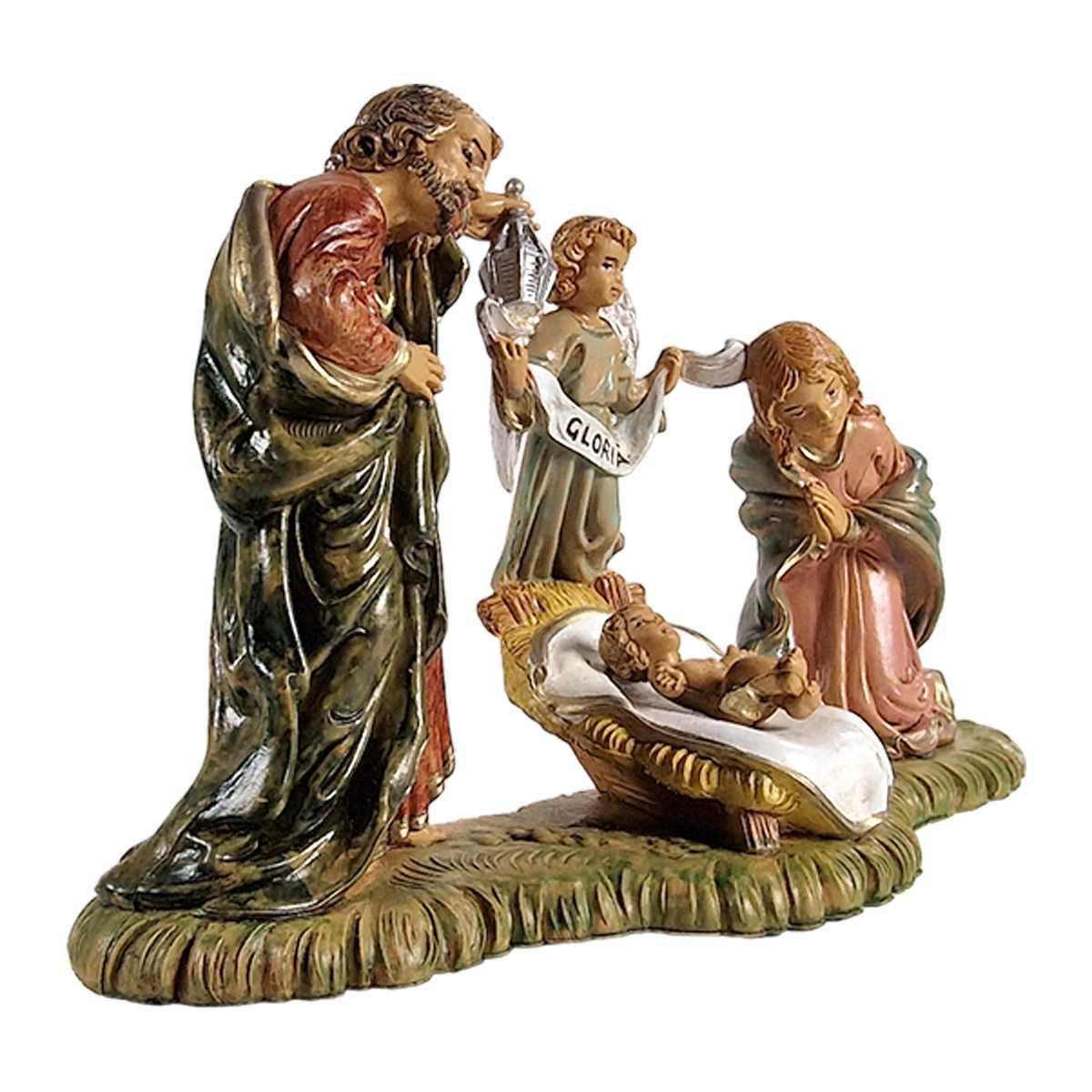 NativitÃ  cm.10 Gruppo Sacra Famiglia cm.18,5x5xH11 | Euromarchi