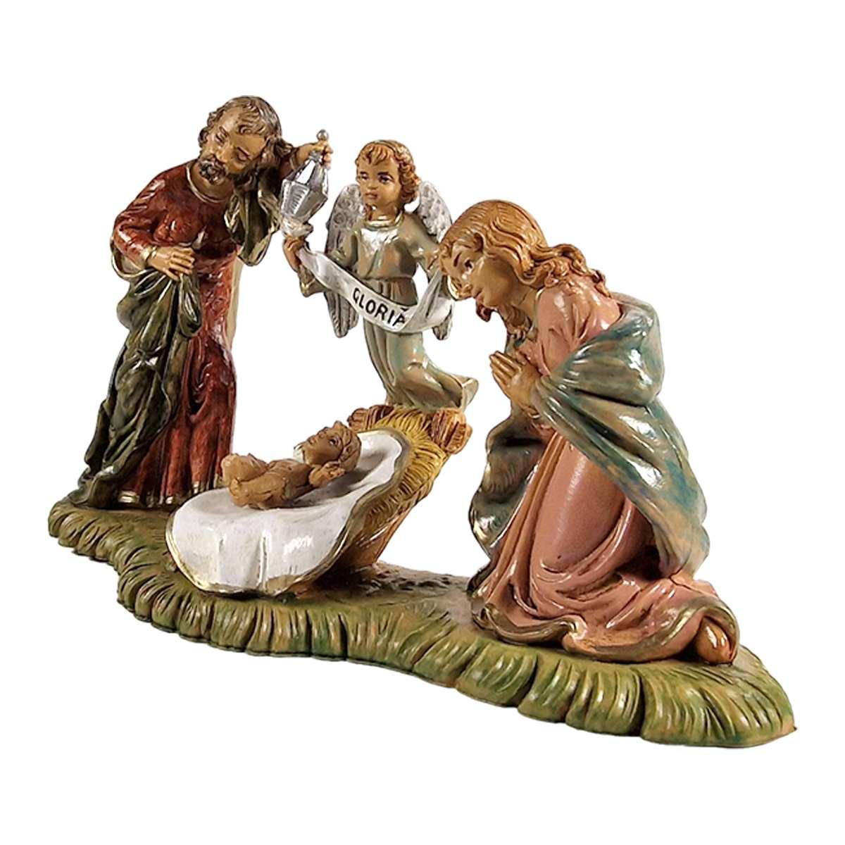 NativitÃ  cm.10 Gruppo Sacra Famiglia cm.18,5x5xH11 | Euromarchi