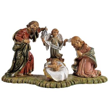 NativitÃ  cm.10 Gruppo Sacra Famiglia cm.18,5x5xH11 | Euromarchi