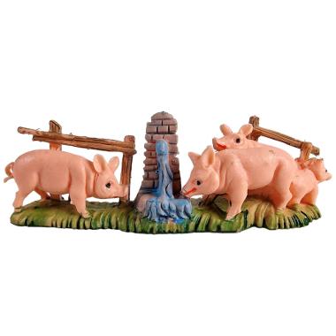 Animali Maiali da cm.3,5 a 5 Set pz.6 | Euromarchi